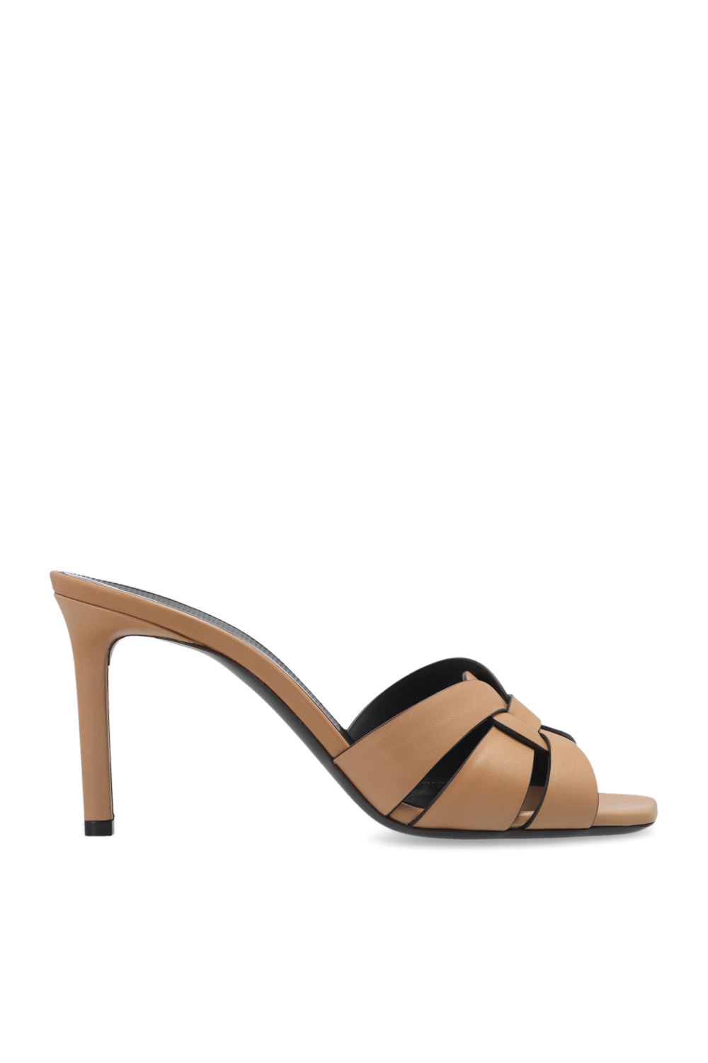 【Saint Laurent】送料/関税込 TRIBUTE HEELED MULES TRIBUTE MULES in smooth leather | Saint Laurent | YSL US